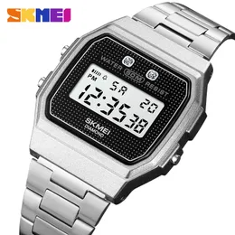Skmei Fashion 5bar 방수 디지털 손목 시계 군용 크로노 그래프 데이트 주간 스포츠 감시 남성 알람 시계 reloj hombre