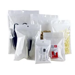 Förpackningspåsar Rensa vit luktsäker plastpåse förpackning bk presentpaket pvc självförsegling baggies mylar anpassad droppleverans offi dhant