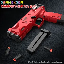 Gun Toys Pistol Toy Gun Blaster Launcher Manual Soft Bullet Gun Pistola Colt Handgun For Kids Adults Outdoor Game Boys Birthday Gifts 230712