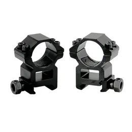 Supporti ad anello per cannocchiale da caccia per ottica con base su binario Picatinny Accessori per torcia per cannocchiale laser da 30 mm