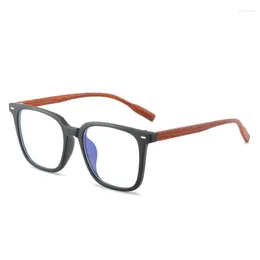 Solglasögon ramar mode träkorn optiska vanliga glasögon män kvinnor dator lärande kan kopplas med myopi