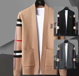 Męskie swetry Nowy projekt marki projektant mody graficzny Koreański kardigan dla swetra swobodne płaszcze płaszcze zwykłe odzież męska odzież męska