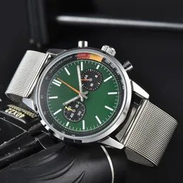 2023 Luxury Original Brand Men's Watch Navitimer B01 Fashion Business Timepiece Automatic Date Quartz Clock Steel Strap Gift