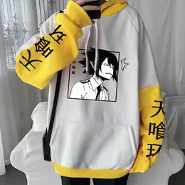 Moletons Masculinos Moletom My Hero Academia Kawaii Manga Tamaki Amajiki Moletom Feminino Inverno Oversized Unissex Streetwear Manga Comprida com Capuz 230711