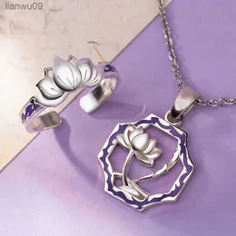 Mo dao zu shi kolye kadın anime jiang cheng lotus kolyeler kadın yaratıcı moda zinciri alaşım gümüş renk cosplay collier l230704