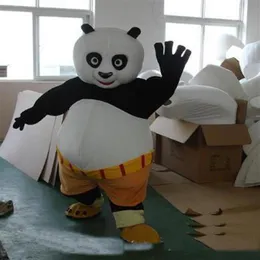 2019 High quality Kung Fu Panda Mascot Costume Cartoon Character Costume Kungfu Panda Dress up Costume Adult Size211M