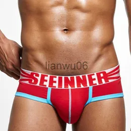 Unterhosen Niedrige Taille Sexy Männer Unterwäsche Slips Cueca Herren Bikini-Slip Shorts Baumwolle Seeinner Low Rise Unterhose Ropa Interior Hombre J230713