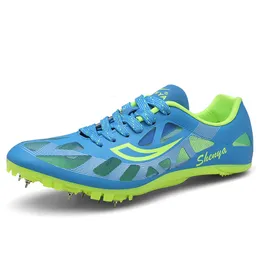 Safety Shoes Professional women's track and field shoes track and field shoes running and short running shoes lightweight soft and comfortable sports shoes 230712