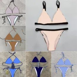 Fashion Designer Girls Swimwear Swimsuit LetterB Lace up Bikini Set Thongs Top Clothing Beach Lady Casual Sexy Bathing Suit Ma226b