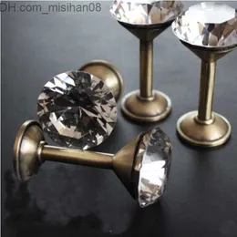 Curtain Poles 2 pieces of shiny transparent diamond crystal cup shaped curtain bracket wall mounted coat hanger Tiebac Z230713