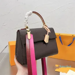 Borse da sera Borsa da donna Borsa a spalla Borsa a tracolla Tote in pelle di vacchetta Borsa a due colori con motivo a lettera Borsa classica alla moda