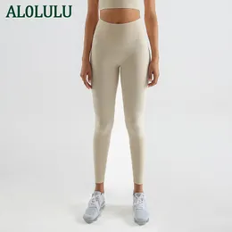 al0lulu 요가 바지 주머니와 레깅스 높은 허리 레깅스 여성 스포츠 훈련 운동 조깅 조깅하는 스웨트 팬츠 형태 바지