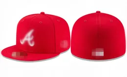 Оптовая марка Braves A Письмо бейсболковые шапки мужчины женские грузовики Sport Bone Aba ret Gorras Fitted Hats H9-7.13