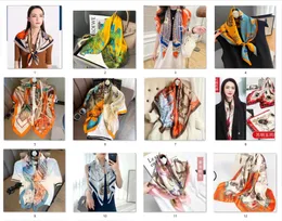 Летняя осенняя и зимняя шарфы, женская имитация, универсальная, профессиональная маленькая площадь, производители оптовые, ханчжоу шелк, шарф 90x90