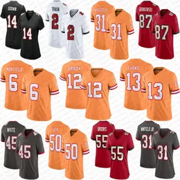 Tom Brady 6 Baker Mayfield Mike E Football Jersey Chris Godwin Devin White Rob Gronkowski Lavonte David Vita Vea Antoine Winfield Jr.