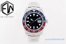 EW WATCH 904L Чистая сталь размер 40 мм интегрирован 3285 Движение синей пружины.