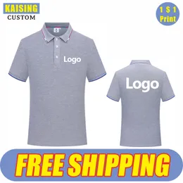 Men's Polos KAISING Fashion Polo Shirt Custom Causal Print Personal Group Company Brand Embroidery Men And Women Clothing 11 Colors Sum 230712