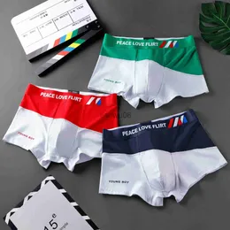 Cuecas de marca Boxer Mens Underwear Men Cotton Cuecas Masculino Pure Men Calcinhas Shorts Cuecas Boxer Shorts de Algodão Solid Men's Shorts J230713