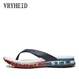 Tofflor VRYHEID Unisex Tofflor Herr Dam Högkvalitativ Luftkudde Halkfri Sport Flip Flops Sommar Beach Shoes Casual Stringsandaler 230712