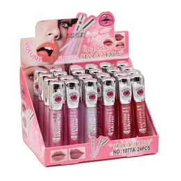 Balsamo per labbra 24Pcs Lucidalabbra luccicante Set 6 colori Rossetto liquido lucido Non appiccicoso Impermeabile a lunga durata Lucidalabbra Labbra Trucco all'ingrosso 230712