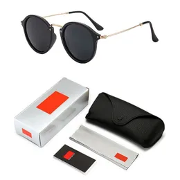 Männer Rao Baa Sonnenbrille Klassische Marke Retro Sonnenbrille Luxus Designer Brillen Metallrahmen Designer Sonnenbrille Frau ML 2447 mit Boxlinsen