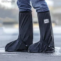 Stivali da pioggia impermeabili per uomo e donna, scarpe da pioggia resistenti all'usura e antiscivolo per il ciclismo L230620