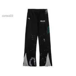 Dept Gallery Men Pants Galleryes Sweatpants Depts Speckled Retter Print Men's Women'sカップ