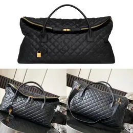 ES Elesnted Leather Travel Bag Luxury Womens Touse Mens Clutch Bag Bag Barge Cross Body Designer Hobo Fashion Fash