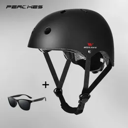 Óculos ao ar livre Capacete Scooter Elétrico MTB Bicicleta Para Homem Casco Patinete Electrico Capacete Ciclismo Casque Trottinette 230712