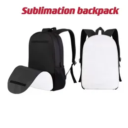 Wholesale Sublimation DIY Backpacks Blank other office Supplies heat transfer printing Bag Personal Creative Polyester School Student Bag i0713
