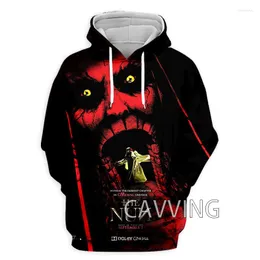 فيلم أزياء هوديز للرجال The Nun 3D ملابس المطبوعة أزياء الشوارع رجال Sweatshirt Hoody Hooded Tops H01