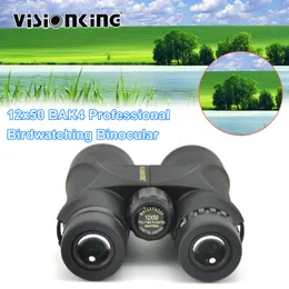 Visionking 12x50 Professional Binocular Telescope Bak4 Big Vision Zoom 가이드 조류 관찰 사냥 캠핑 방수 범위