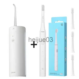 تبييض الأسنان روي الفم ل Xiaomi Mijia T100 فرشاة الأسنان الكهربائية مقاومة للماء فرشاة الأسنان الكهربائية القابلة لإعادة شحن المروي المحمول x0714