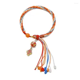 Link Armbänder Yoimiya Armreifen Frauen Armband Handgewebte Seil Charms Mode Shenhe Paare Schmuck Klassische Bransoletka Genshin