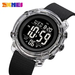 Skmei Digital Watches Men LED LED ELEKTRONICZNY Ruch elektroniczny Męski Zegar Sport 5Bar Waterproof Fromtdown Na rękaw