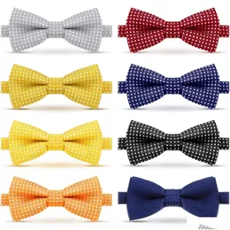 Bow Ties Toddler slips justerbar förbunden polka dot för pojkar barn spädbarn 8 färger amdgi droppleverans mode tillbehör dhxzm