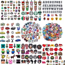 Charms Shoe Parts Accessories Shoes For Clog Cool Pvc Sports Balls Race Car Cheerleading Mixed Sandals Decoration Teen Men And Drop Dhszq