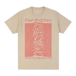 Men's T-Shirts JOY DIVISION T-shirt Unknown Pleasures LOVE WILL TEAR US APART Cotton Men T shirt TEE TSHIRT Womens Tops Unisex 230713