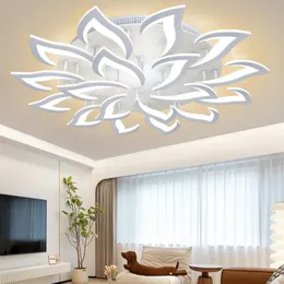 Led Ceiling Chandeliers Light For Living Room Bedroom Smart Dimmable Art Lighting Fixtures App Rc Cold Warm Natural Light