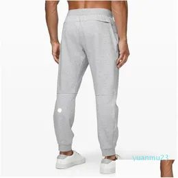 Yoga Outfit Ll Mens Jogger Long Sport Outdoor Sweat-Sweat Distring Gym Gym Sweat Prouters مرنة الخصر تسليم الرياضة في الخارج Dheia