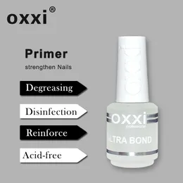 네일 겔 oxxi 15ml 손톱을위한 산산염증 프라이머 데시 치스 하이브리드 바니시 영구 광택 탈지베이스 코트 매니큐어 230714