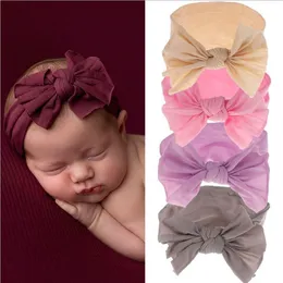 21 colors fashion baby Turban Nylon Headband super soft ball Bohemia accessories children kids