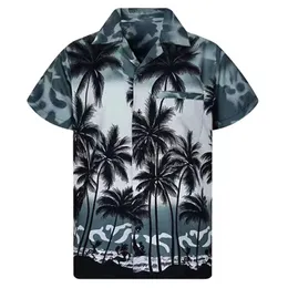 Męskie koszule designerskie ubrania 3D Printowa koszula ponadgabarytowe letnie podróż Hawaii Beach Hawaiian Harajuku Floral Camisa Masculino 230713