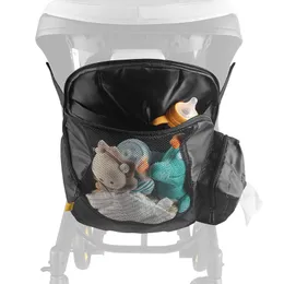 Barnvagnsdelar Tillbehör Barnstolsvagn Hängande väska Portable Oxford Tyg Multifunktionell Mommy Storage 230713