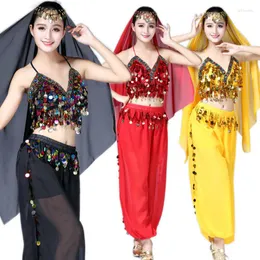 Scen Wear Wear Adult Bellydance Costumes For Women 3 Pieces Passar Belly Dance Costume Performance 3st Set Woman Dancing