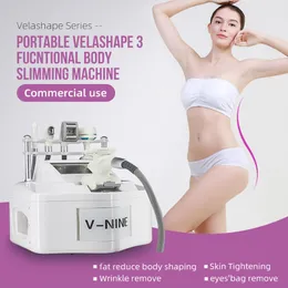 Alta qualità portatile V9 Body Shaping Auto Roller Fat Loss Ultrasonic Cavitation V9 Rf Fat Burning Face Slimming Machine