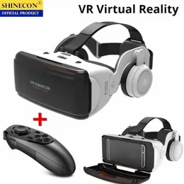 VR Glassesオリジナル仮想現実3DボックスステレオGoogle段ボールヘッドセットヘルメットIOS Android SmartPhoireless Rocker 230713
