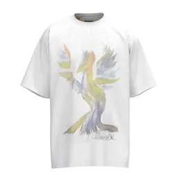 아시아 크기의 갤러리 T 셔츠 남성 여성 디자이너 티셔츠 갤러리 갤러리 묘사 면경 상단 남자 캐주얼 셔츠의 의류 거리 반바지 슬리브 Shortwig 103
