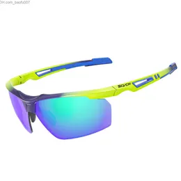 Солнцезащитные очки SCVCN Поляризованные велосипедные очки Sports Sports Men's Sunglasses Горные гонки велосипедные очки езды на очках 1 объектив Z230714