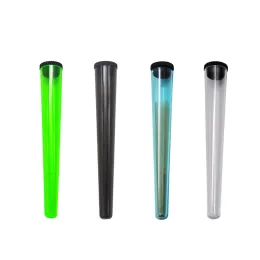 Barattolo di plastica per tabacco Doob Tube Stash Jar 115mm Contenitore per erbe Conservazione Sigarette Cono di rotolamento Pillole di carta Pre Roll Preroll Bagliore luminoso nel